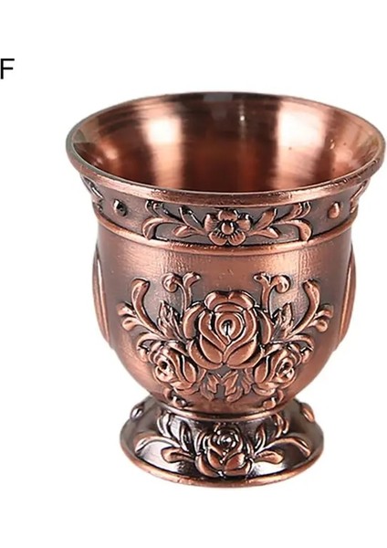 F Çay Fincanı Şarap Bardakları Şampanya Bardakları Içecek Kadehi Kokteyl Bardakları Altın Vintage Çin Tarzı Yaratıcı Hediye Bar Ev Dekor Için (Yurt Dışından)