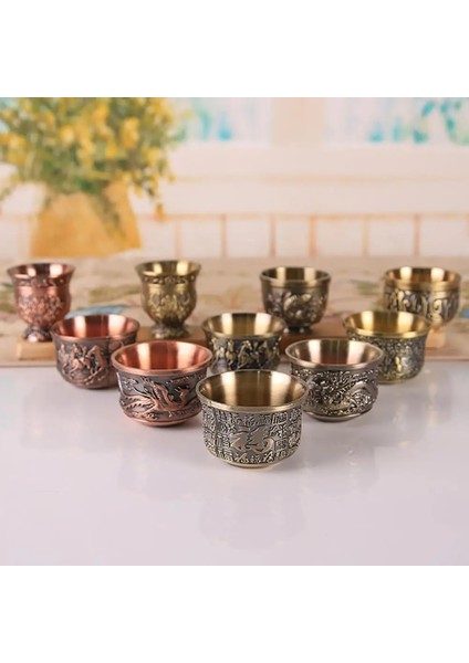 F Çay Fincanı Şarap Bardakları Şampanya Bardakları Içecek Kadehi Kokteyl Bardakları Altın Vintage Çin Tarzı Yaratıcı Hediye Bar Ev Dekor Için (Yurt Dışından) fırsatları