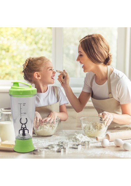 Siyah 450 ml Elektrikli Protein Tozu Karıştırma Fincan Otomatik Çalkalayıcı Şişe Mikser Sallama Şişesi Süt Kahve Blender Su Isıtıcısı Akıllı Mikser (Yurt Dışından)