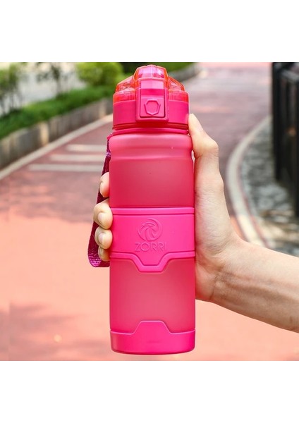 Pembe 400 ml Zorrı Spor Su Şişesi Bpa Ücretsiz Taşınabilir Sızdırmaz Spor Salonu Açık Seyahat Yürüyüş Bisiklet Su Şişesi Gourde Garrafas De Agua (Yurt Dışından)