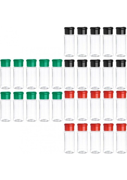 Kırmızı Baharat Kavanoz Plastik Tuz Biber Baharat Kavanoz Mutfak Saklama Kabı Barbekü Çeşni Şişesi Elek Kapaklı Baharat Aracı (Yurt Dışından) fırsatları