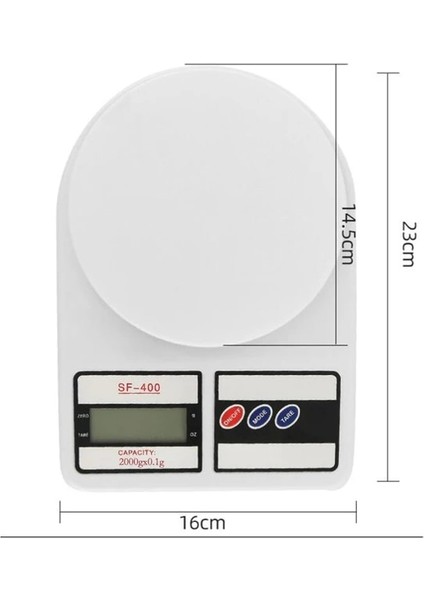 Typeb-0.1-2kg 5kg/1g 2kg/0.1g Taşınabilir Dijital Terazi LED Elektronik Terazi Posta Gıda Dengesi Ölçüm Ağırlığı Mutfak LED Elektronik Terazi (Yurt Dışından)