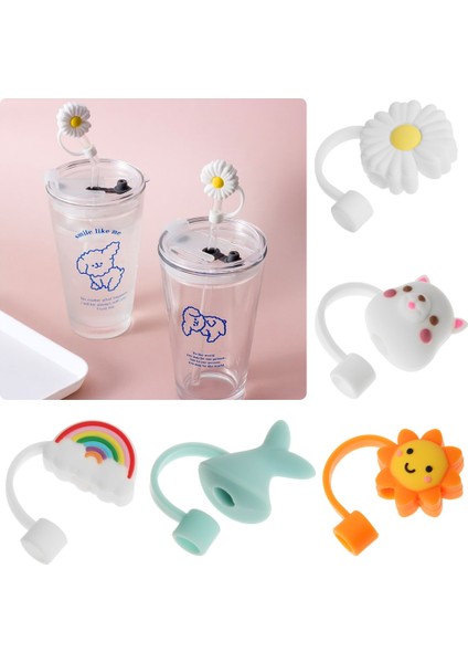 Tip 22 Silikon Saman Fiş Kullanımlık Içme Toz Kapağı Cam Bardak Aksesuarları Yaratıcı Karikatür Sıçrama Geçirmez Fişler Ipuçları Kapak (Yurt Dışından) indirimleri