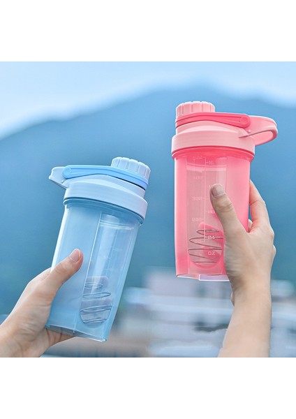 Saman 0.5l 500 ml Protein Su Şişesi Içecek Için Plastik Sızdırmaz Spor Şişeleri Protein Shaker Su Şişesi Drinkware Bpa Ücretsız (Yurt Dışından) fırsatları