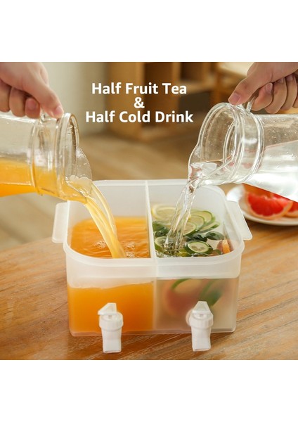 Su Isıtıcısı D Büyük Soğuk Su Isıtıcısı Buzdolabı Musluklu Limonata Şişesi Drinkware Su Isıtıcısı Pot Içecek Sebili Ev Soğuk Su Sürahisi Kova (Yurt Dışından)