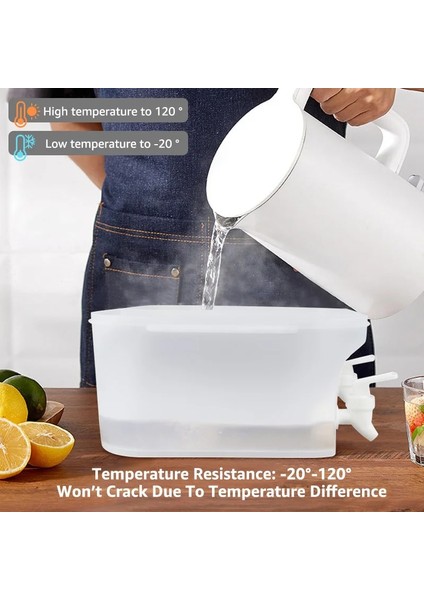 Su Isıtıcısı D Büyük Soğuk Su Isıtıcısı Buzdolabı Musluklu Limonata Şişesi Drinkware Su Isıtıcısı Pot Içecek Sebili Ev Soğuk Su Sürahisi Kova (Yurt Dışından)