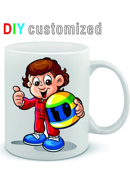 C-Siyah 350 ml Dropshipping Dıy Özelleştirilmiş 350 ml 12 Oz Seramik Kupa Baskı Resim Fotoğraf Logo Metin Kişiselleştirilmiş Kahve Süt Fincan Hatıra Çay Fincanları (Yurt Dışından)