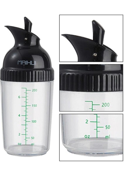 Yeşil Salata Sosu Shaker Zeytinyağı Dağıtıcı Şişe Ölçekli Şeffaf Mutfak Mühürlü Sızdırmaz Soya Sosu Pot Sos Kabı (Yurt Dışından) indirimleri