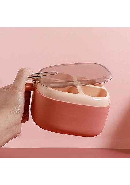 Mavi 4 In 1 Plastik Baharat Kutusu Kaşık Baharat Kavanoz Baharat Kavanozları Çok Bölmeli Bitki Tencere Mutfak Aksesuarları Baharat Kabı (Yurt Dışından) indirimleri