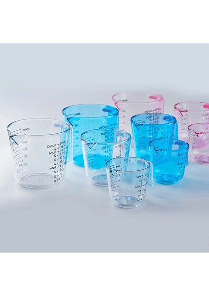 600ML Pişirme Aracı Ölçüm Kabı Mezun Dekantör Ağzı Plastik Görsel Ölçekli Ölçüm Kabı 150/300/600ML Mezun Kaliteli Mutfak (Yurt Dışından) fiyatları