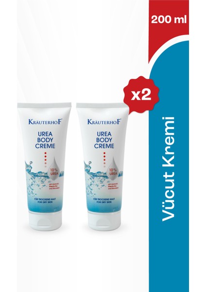 Üre Vücut Kremi 200 ml X2 Adet