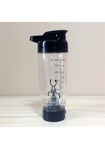 Siyah 600 ml 600 ml Karıştırma Fincan Kendini Karıştıran Kupa Çalkalayıcı Şişe Protein Tozu Spor Salonu Eğitimi Elektrikli Otomasyon Yulaf Ezmesi Fincan Süt Şişesi (Yurt Dışından)
