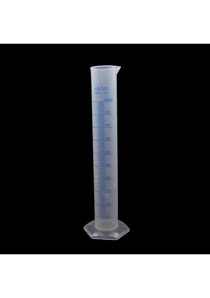 500 ml 10/25/50/100/250/500 ml Plastik Ölçüm Silindiri Mezun Silindirler Laboratuvar Malzemeleri Için Laboratuvar Araçları NOV99 (Yurt Dışından)