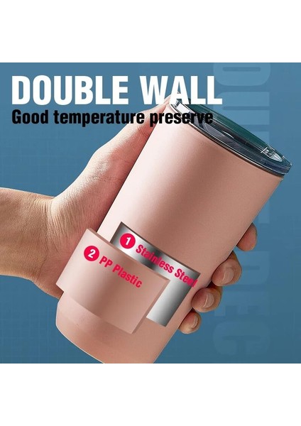 Mavi Küçük Paslanmaz Çelik Su Kapaklı Bardak 360 ml Içme Deliği Isıya Dayanıklı Kahve Kupa Ev Kullanımı Için Isı Yok Seyahat Açık Hediyeler (Yurt Dışından) fırsatları