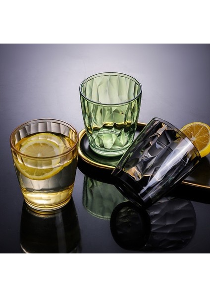 Gri 490ML 310ML/490ML Kırılmaz Akrilik Içme Bardakları Kırılmaz Su Bardağı Yeniden Kullanılabilir Meyve Suyu Bira Bardağı Şampanya Içme Bardağı (Yurt Dışından)