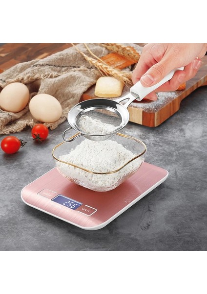 Gümüş 10KG Dijital Mutfak Terazisi, LCD Ekran 1g/0.1oz Hassas Paslanmaz Çelik Gıda Ölçeği Pişirme Pişirme Tartı Teraziler Elektronik (Yurt Dışından) indirimleri