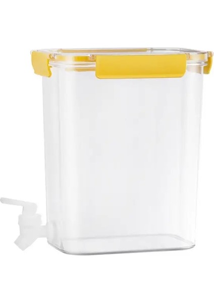 4,5l Sarı 3,5/4,5l Soğuk Su Isıtıcısı Su Sürahi Sürahisi Büyük Kapasiteli Bal Drinkfles Soda Dispenseri Pet Musluk Tasarımlı Limonata Sürahisi Mutfak Için (Yurt Dışından)