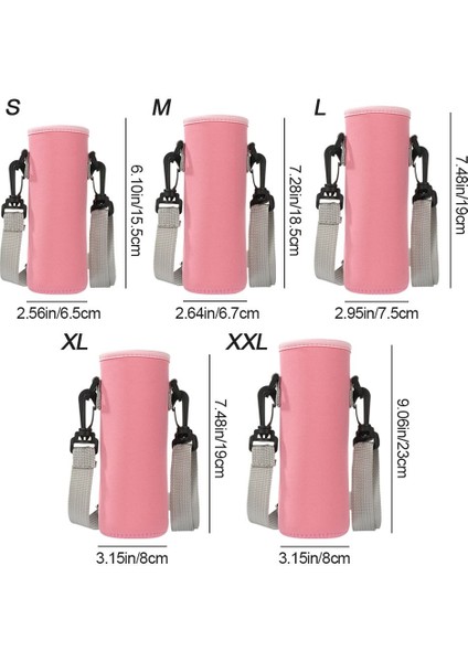 Yarım Galon 1 Adet Su Şişesi Kapağı Askılı Çanta Neopren Su Depolama Tutucu Omuz Askısı Siyah Şişe Taşıyıcı Yalıtım Çantası Günlük Araçlar (Yurt Dışından) fırsatları