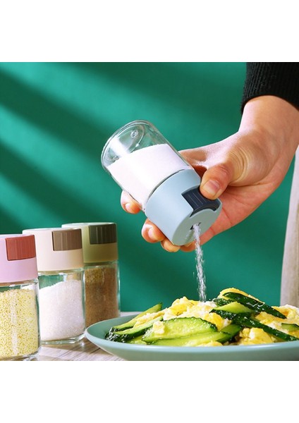 Pembe 0.5g Ölçüm Tuzluk Itme Tipi Tuzluk Tuz Tankı Şeker Şişesi Baharat Biber Tuzluk Spicejar Can Baharat Şişesi (Yurt Dışından)