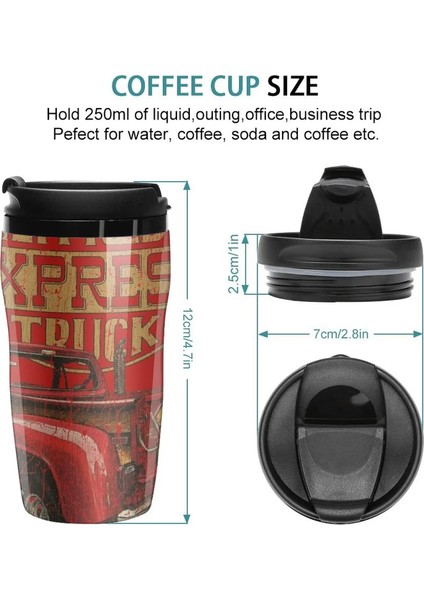 250 ml Yeni Lil' Red Express 1978 Seyahat Kahve Kupa Vintage Fincan Fincan Kahve Espresso Kahve Fincanları (Yurt Dışından) modelleri