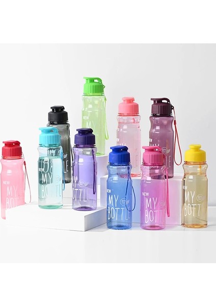 Pembe 650ML 650ML Su Bardağı Spor Su Şişesi Çift Su Bardağı Plastik Taşınabilir Su Deposu Anti-Damla Açık Halat Su Şişesi Hediye Kupa (Yurt Dışından) fiyatları