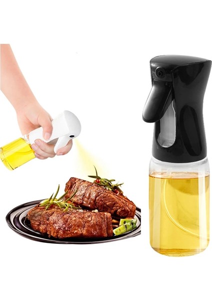 200ML Siyah 200/300/500ML Yağ Spreyi Şişesi Kamp Barbekü Pişirme Mutfak Pişirme Zeytinyağı Dağıtıcı Sirke Hava Fritöz Püskürtücü Salata Aletleri (Yurt Dışından) indirimleri