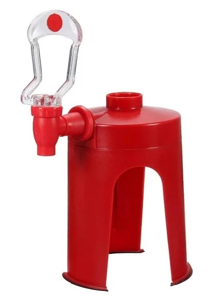 Kırmızı Mutfak Limonata Soda Dispenseri Şişe Kola Ters Gazlı Içecek Baş Aşağı Içme Suyu Dağıtım Makinesi Bar (Yurt Dışından)