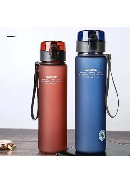 Lacivert 560ML Marka Bpa Içermeyen Sızdırmaz Spor Su Şişesi Yüksek Kaliteli Tur Yürüyüş Taşınabilir Favori Içecek Şişeleri 400ML 560ML (Yurt Dışından)