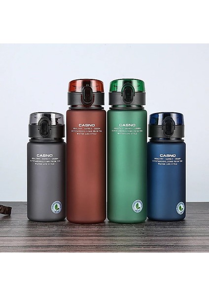 Lacivert 560ML Marka Bpa Içermeyen Sızdırmaz Spor Su Şişesi Yüksek Kaliteli Tur Yürüyüş Taşınabilir Favori Içecek Şişeleri 400ML 560ML (Yurt Dışından)