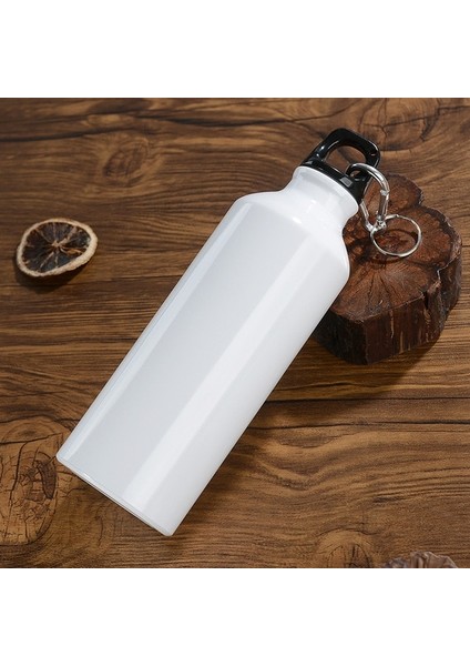 Beyaz 401-500ML Yürüyüş Alaşımlı Su Şişesi 500ML Açık Taşınabilir Sürme Su Şişesi (Yurt Dışından)
