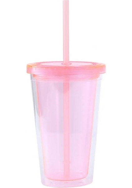 Yeşil 450ML Sevimli Su Şişesi Kahve Suyu Süt-Çay Kawaii Plastik Soğuk Bardaklar Kapaklı Saman Taşınabilir Yeniden Kullanılabilir Içme Suyu Şişesi (Yurt Dışından) modelleri