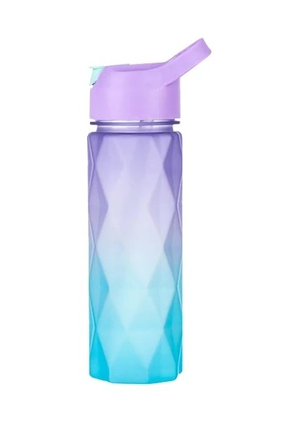 Mor Mavi Degrade 600ML 600ML Su Şişesi Uzay Kupası Yıldız Anason Açısal Degrade Saman Bardağı Açık Sızdırmaz Spor Su Isıtıcısı Içme Bardağı Su Şişesi (Yurt Dışından)