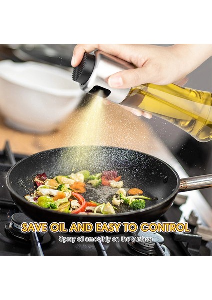 180ML Mafiti Yemeklik Yağ Spreyi, Mutfak Aksesuarları Çok Fonksiyonlu Yağ Spreyi Şişesi, Havada Kızartılmış Zeytinyağı Dispenseri, Salata, Aşçı, Fırında, (Yurt Dışından) modelleri