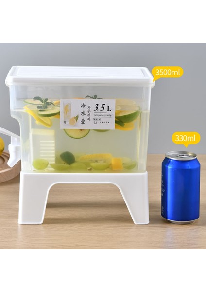 3.5l 3.5l Manuel Su Isıtıcısı Düdük Limonata Musluk Su Sebili Sürahi Içecek Galon Soğuk Yaz Gıda Sınıfı Içecek Tıkaç Günlük Kullanım (Yurt Dışından)