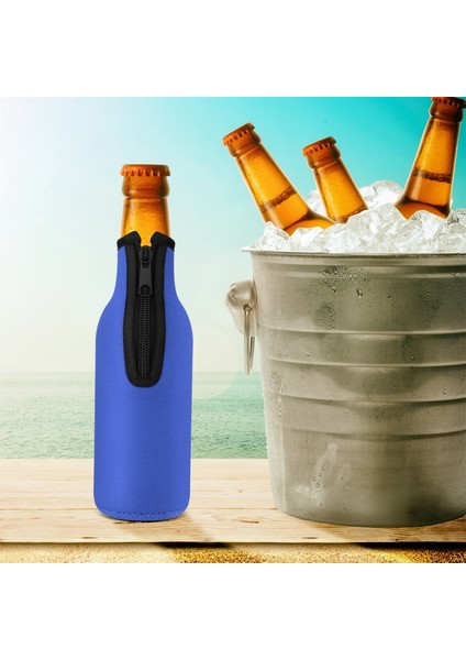Beyaz 1/2/4/5 Adet Bira Şişe Soğutucular Şişe Izolatör Kol Kapakları Halka Fermuarlı 12 Oz 330 ml Bot Açık Şişe Bira Aksesuarları (Yurt Dışından) fiyatları