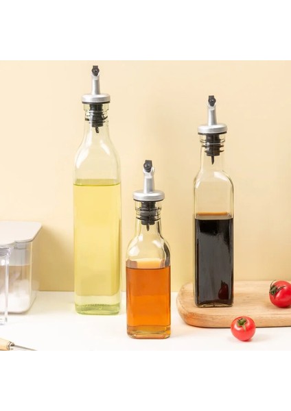 500ML Cam Kare Baharat Şişesi Yağdanlık Sızdırmaz Mutfak Yağı Şişesi Yağ Tenekesi Susam Yağı Soya Sosu Sirke Tenceresi Baharat Şişesi (Yurt Dışından) modelleri