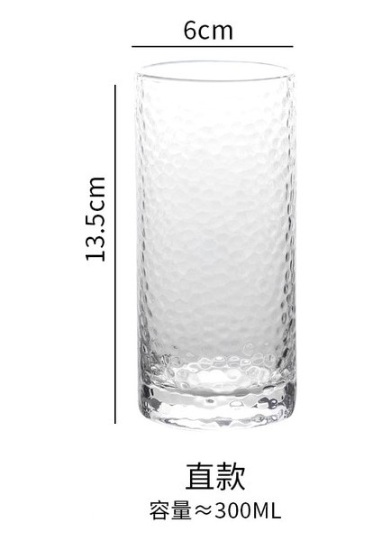 Stil 5 Solmuş Phnom Penh Çekiç Desen Cam Bardak Japon Yaratıcı Soğuk Içecek Bira Bardağı Ev Süt Fincan Yüksek Borosilikat Kalınlaşmak (Yurt Dışından)