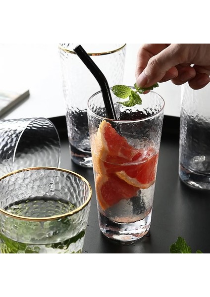 Stil 5 Solmuş Phnom Penh Çekiç Desen Cam Bardak Japon Yaratıcı Soğuk Içecek Bira Bardağı Ev Süt Fincan Yüksek Borosilikat Kalınlaşmak (Yurt Dışından) fiyatları