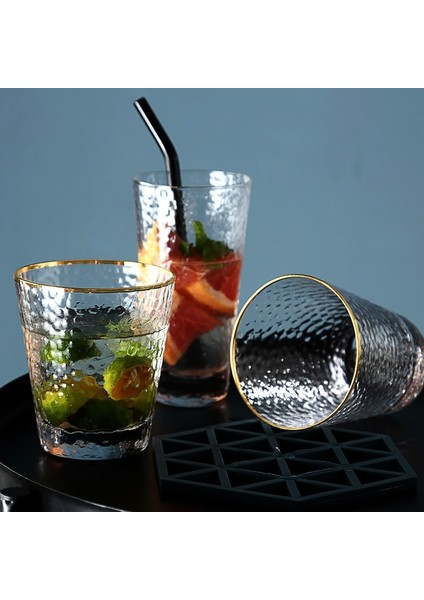 Stil 5 Solmuş Phnom Penh Çekiç Desen Cam Bardak Japon Yaratıcı Soğuk Içecek Bira Bardağı Ev Süt Fincan Yüksek Borosilikat Kalınlaşmak (Yurt Dışından) indirimleri