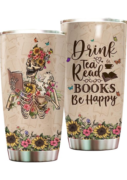 Stil 5 Kapaklı Kitap Bardak - Hediye Fikirleri Kitap Kurdu Kitapkoliğin Bardakları Kitap Severler Çocuklar Gençler Için Kitap Hediyeleri Paslanmaz Çelik Bardak 20OZ (Yurt Dışından) fırsatları