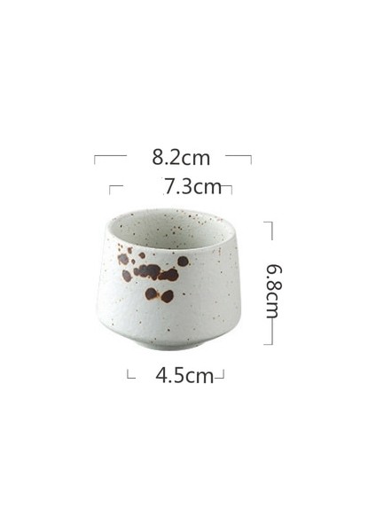 F 200ML Kınglang 200ML Seramik Çay Bardağı Ev Içme Bardağı Yaratıcı Ofis Çay Seti Fincan Restoran Rahat Fincan (Yurt Dışından)