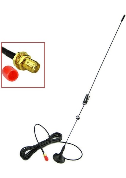 Sma Erkek Araç Anteni Nagoya UT-106 Vhf Uhf Çift Bant Sma-Erkek/sma-Dişi Manyetik Hf Araca Monte Anten Baofeng Uv-5r 888S Radyo (Yurt Dışından)