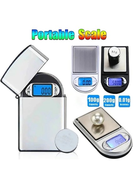 200G 0.01G Mini Çakmak Desen Mini Elektronik Tartı 0.01G Hassas Dijital Terazi Cep Ölçeği Ewelry Elmas Mutfak Için (Yurt Dışından) fiyatları