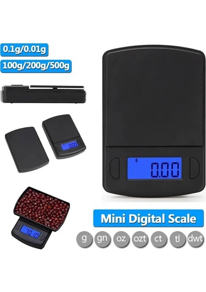 500G 0.1g Elektronik Dijital Terazi 0.1/0.01G Hassas Terazi Mini Takı Tartı Terazisi Arkadan Aydınlatmalı Dijital Gram Ölçeği Mutfak Için (Yurt Dışından) indirimleri