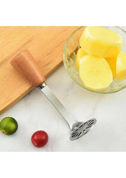 Gümüş Rahat Kavrama Patates Ezici Çok Fonksiyonlu Paslanmaz Çelik Uzun Saplı Patates Ezici Gıda Için Ideal Mutfak Alet (Yurt Dışından) indirimleri