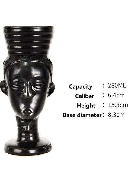 Stil 5 350ML-700ML Hawaii Tiki Kupalar Kokteyl Bardağı Bira Içecek Şarap Parti Kupa Seramik Paskalya Adalı Zombi Kafatası Tiki Kupa Bar Aracı (Yurt Dışından)