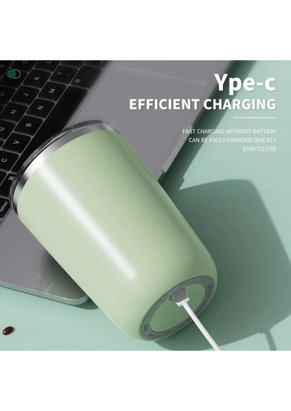 Kirli Beyaz Kendiliğinden Karıştırılan Kupa 350ML Isı Yalıtımı Karıştırma Kupası USB Powered Otomatik Manyetik Kupa Ipx6 Su Geçirmez Kendiliğinden Karıştırılan Kahve Fincanı (Yurt Dışından) modelleri