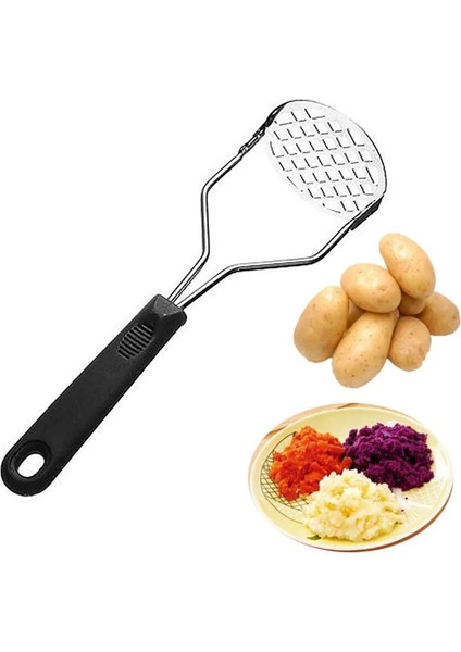 Siyah Paslanmaz Çelik Patates Çamur Basınçlı Çamur Makinesi Patates Ezici Ricer Meyve Sebze Araçları Mutfak Alet Aksesuarları (Yurt Dışından) modelleri