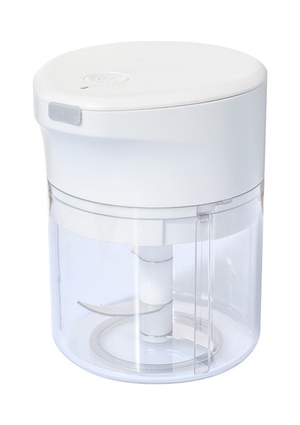 Beyaz Elektrikli Mini Sarımsak Doğrayıcı, Mini Doğrayıcı Mutfak Robotu Blender, Doğrayın Soğan Zencefil Sebze Biber Baharat Et, 350ML (Yurt Dışından)