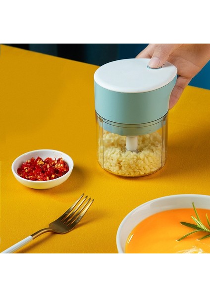Beyaz Elektrikli Mini Sarımsak Doğrayıcı, Mini Doğrayıcı Mutfak Robotu Blender, Doğrayın Soğan Zencefil Sebze Biber Baharat Et, 350ML (Yurt Dışından) modelleri
